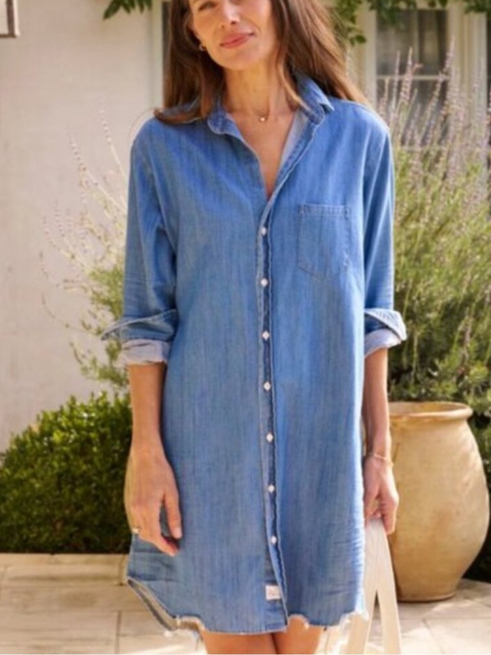 Frank & Eileen Mary Large Vintage Stonewashed Indigo, Famous Denim